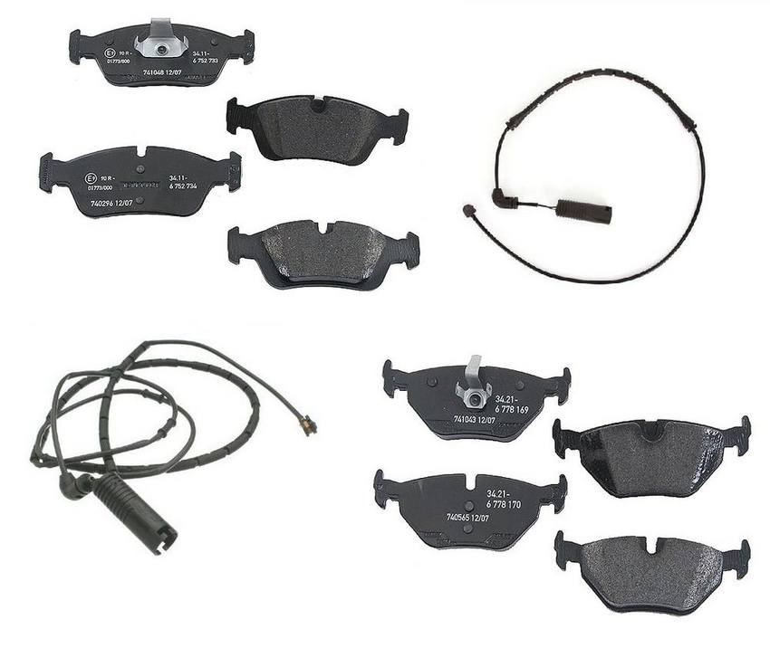 BMW Disc Brakes Kit - Pads Front and Rear